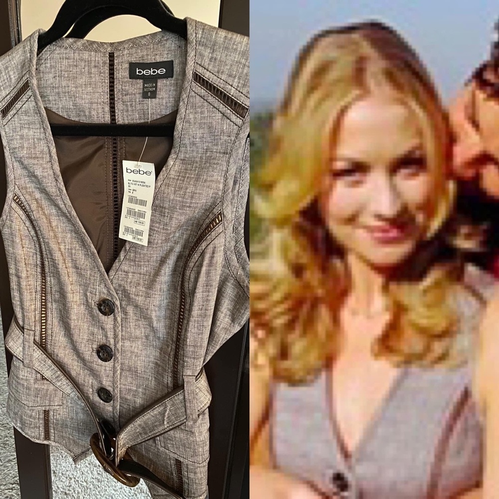 BEBE Vest ASO Sarah Walker on “Chuck”